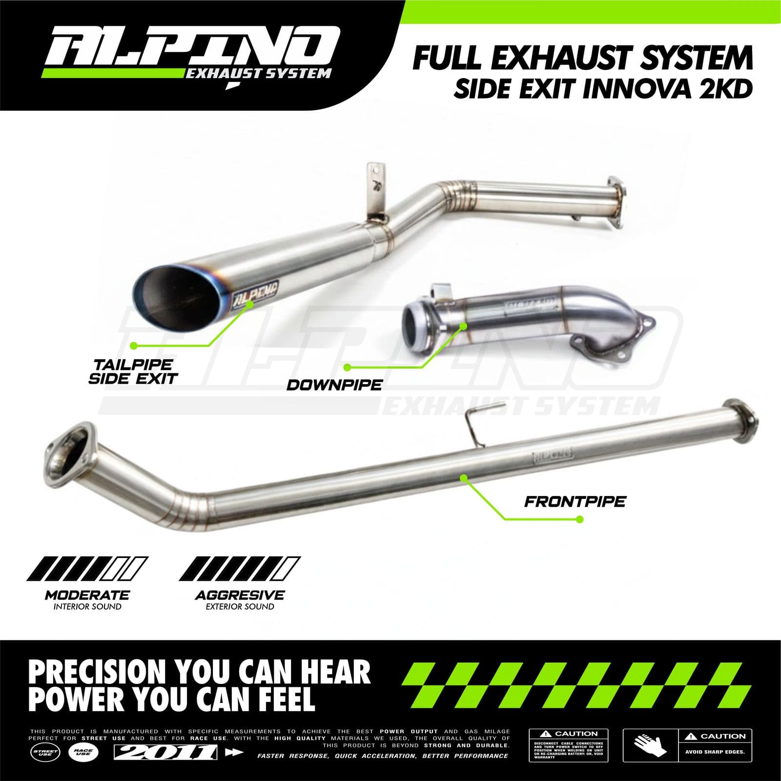 Full System Side Exit Innova 2KD