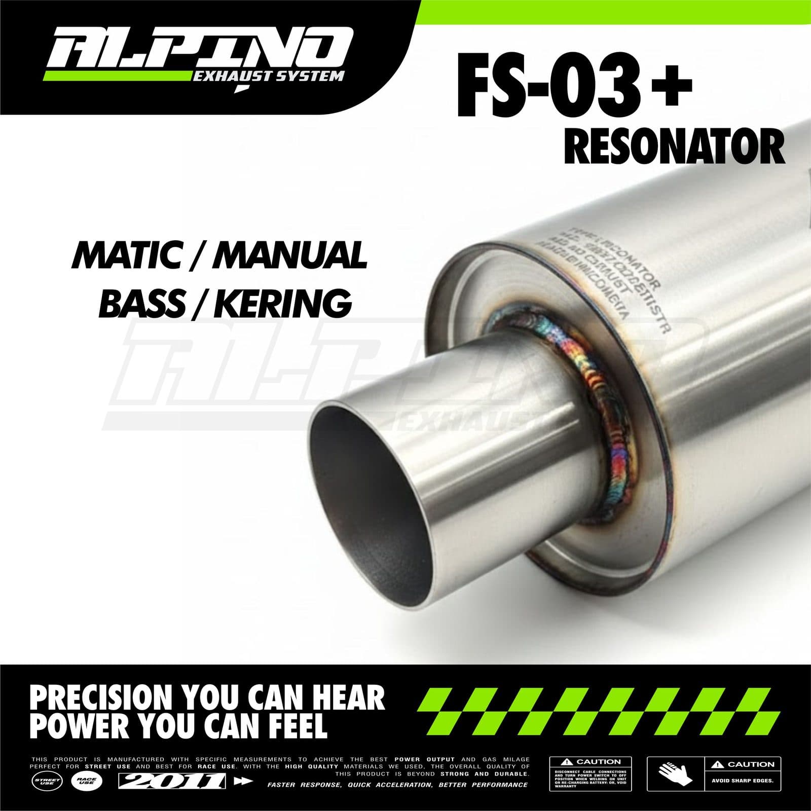 Tailpipe FS-03 + Resonator